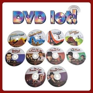 Lot Of 10 Movies Charlie Chan Mystery Series Loose Discs DVD Wholesale Bulk